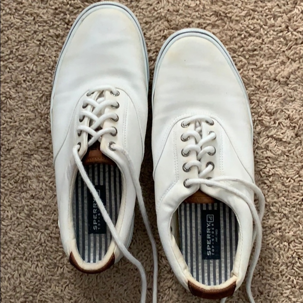 Sperry White Top-Siders